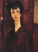 Amedeo Modigliani Portrait of a Girl (mk39) oil painting reproduction